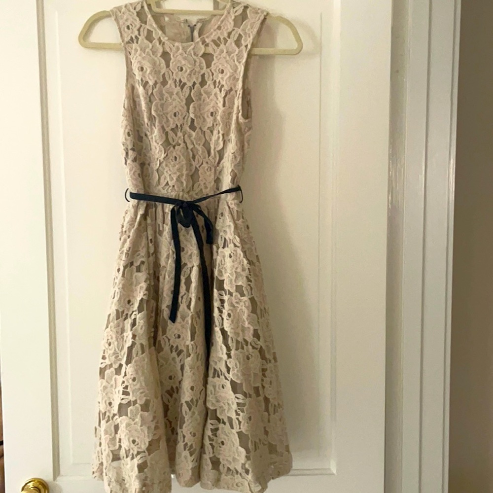 NWT Anthropologie Tracy Reese Size 0 Ivory Lace Dress